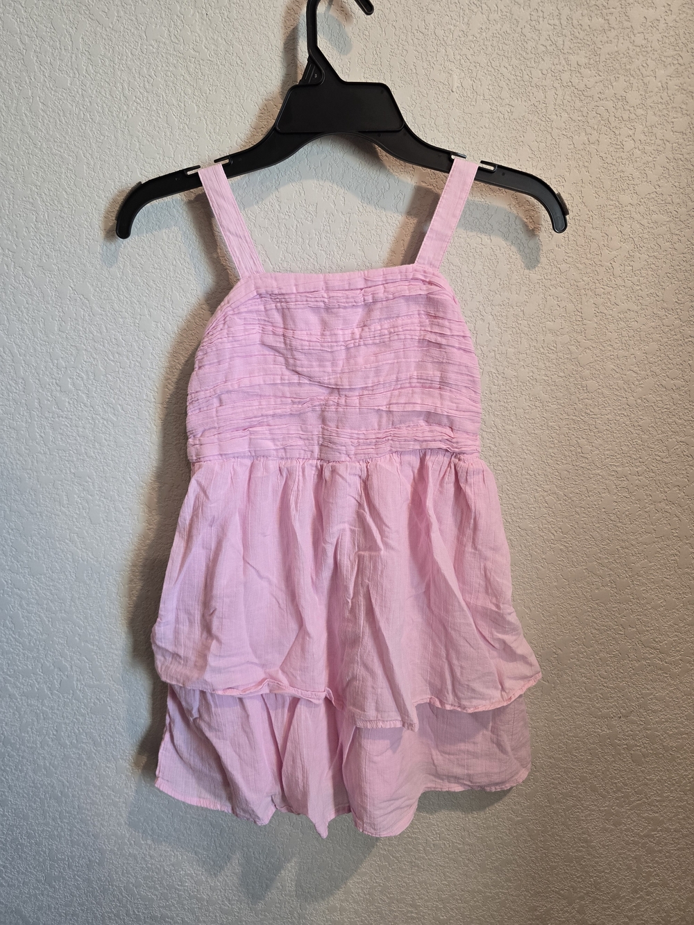 Abercrombie Kids Girls Pink Tiered Gauze Sun Dress - Size 9/10